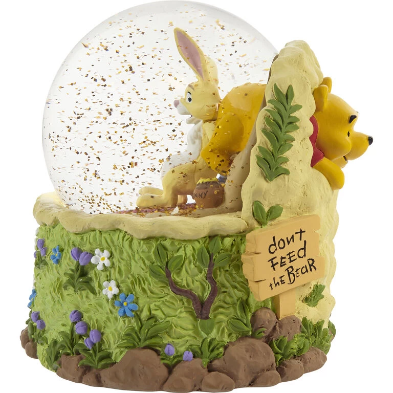 Precious Moments Disney Winnie The Pooh Don't Feed The Bear Musical Snow Globe 4 Precious Moments Disney Winnie The Pooh Don't Feed The Bear Musical Snow Globe - Image 2
