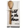 Hallmark Schitt's Creek® Fold In The Cheese Tea Towel And Wooden Spoon, Set Of 2 -Decor Home Shop Schitts Creek Funny Tea Towel and Wooden Spoon 1PCL1040 01