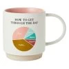 Hallmark Get Through The Day Pie Chart Funny Mug, 16 Oz. -Decor Home Shop Shoebox Get Through the Day Pie Chart Funny Mug 1MUG3525 01