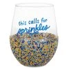Hallmark Sprinkle Dip Wine Glass, 16 Oz.
