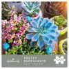 Hallmark Pretty Succulents 1,000-Piece Puzzle -Decor Home Shop Succulent Plants 1000Piece Puzzle 1PUZ1028 01