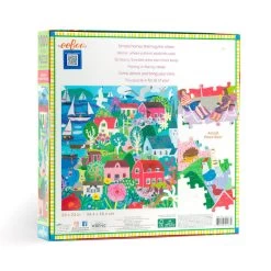 Eeboo Swedish Fishing Village 1000-Piece Jigsaw Puzzle -Decor Home Shop Swedish Fishing Village 1000Piece Jigsaw Puzzle PZTSWD 03