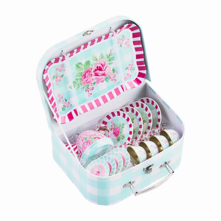 Mud Pie Tea Party Play Toy Set, 19 Pieces 4 Mud Pie Tea Party Play Toy Set, 19 Pieces - Image 2