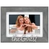 The Girls! Picture Frame, 5x7 -Decor Home Shop The Girls Gray Wood and Silver Picture Frame 331846 01