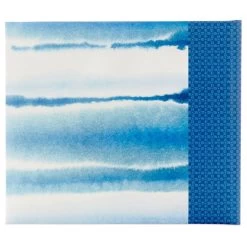 Hallmark Blue Shibori Print Guest Book -Decor Home Shop Tie Dye Blue Guest Book 1EDY3150 04