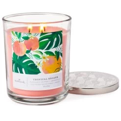 Hallmark Tropical Escape 3-Wick Jar Candle, 16 Oz. -Decor Home Shop Tropical Escape 3Wick Jar Candle 1BGC1051 02