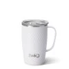 Swig Golf Partee Stainless Steel Travel Mug, 18 Oz. 2 Swig Golf Partee Stainless Steel Travel Mug, 18 Oz. -Decor Home Shop White Golf Ball Texture Insulated Mug With Lid S106C18WH 01