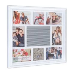 Malden Photo Collage Letterboard White Picture Frame, 18.5x16.5 6 Malden Photo Collage Letterboard White Picture Frame, 18.5x16.5 -Decor Home Shop White Photo Collage Letterboard Picture Frame 918608 02