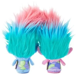 Hallmark Itty Bittys® DreamWorks Animation Trolls World Tour Satin And Chenille Plush, Set Of 2 -Decor Home Shop itty bittys Trolls World Tour Satin Chenille Stuffed Animals Set 1KDD1982 03