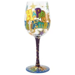 Enesco Lolita® Happy Retirement Handpainted Wine Glass, 15 Oz.