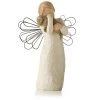 Willow Tree® Angel Of Friendship Animal Lover Figurine -Decor Home Shop willow tree angel of friendship animal lover figurine root 26011 1470 1